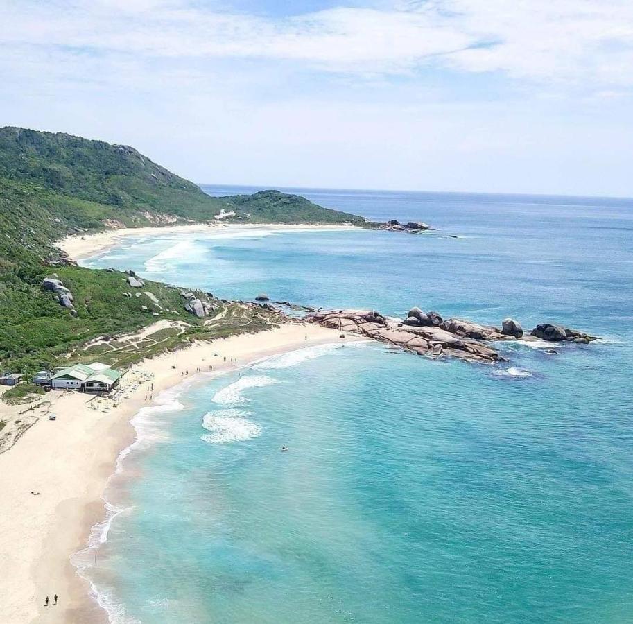 Casa De Temporada No Sul Da Ilha Com Piscina Villa ฟลอเรียนอโปลิส ภายนอก รูปภาพ