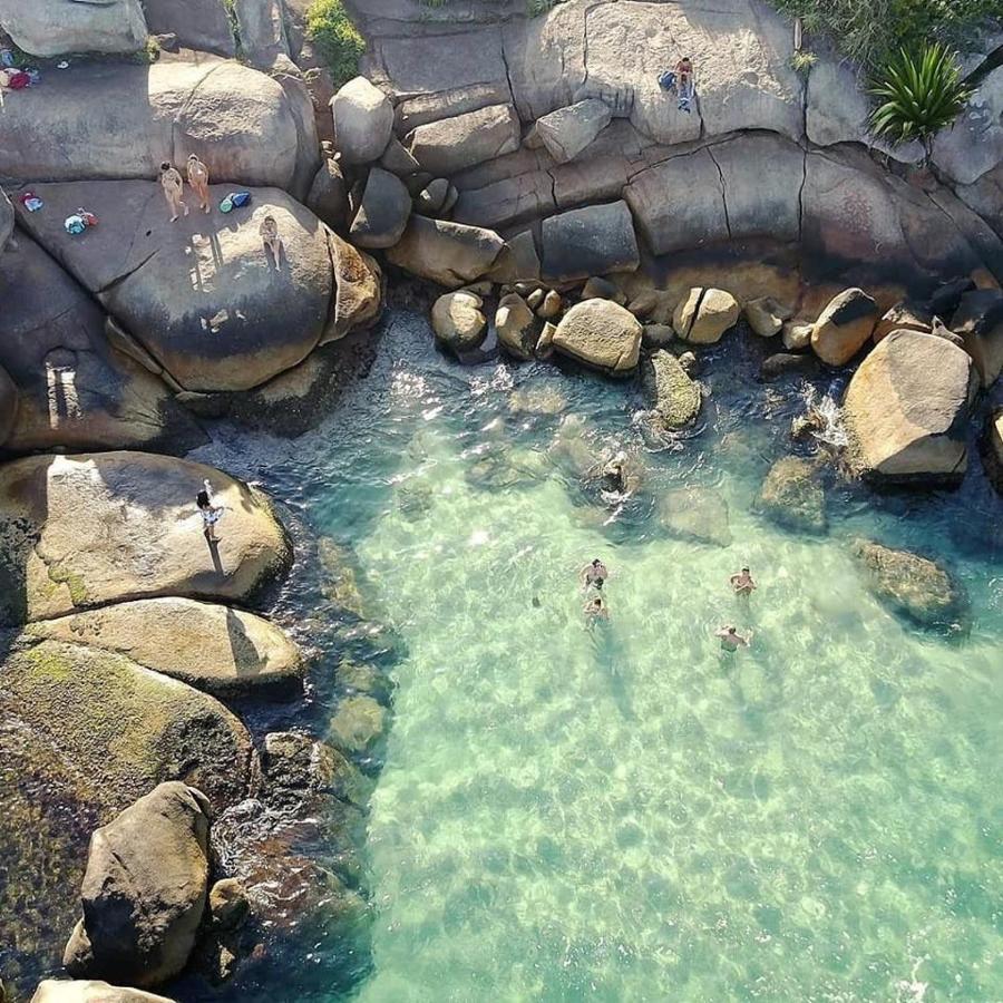 Casa De Temporada No Sul Da Ilha Com Piscina Villa ฟลอเรียนอโปลิส ภายนอก รูปภาพ